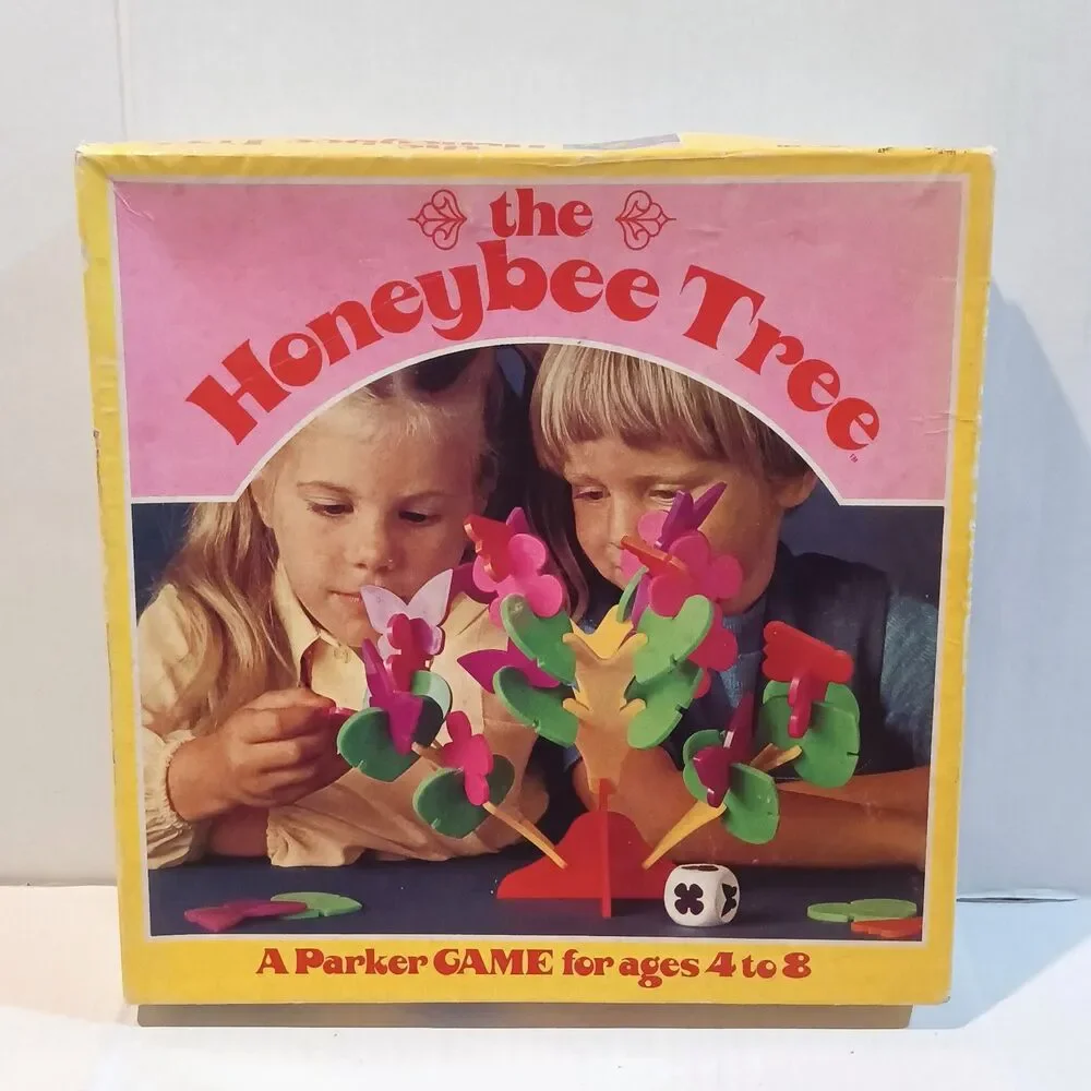 Vintage Parker Brothers The Honeybee Tree Building Game-1973-2 to 4 Players